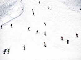 piste de ski dans les pyrenees
